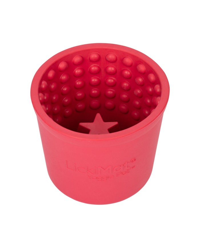 Ciotola per cani Lickimat Rosa Gomma