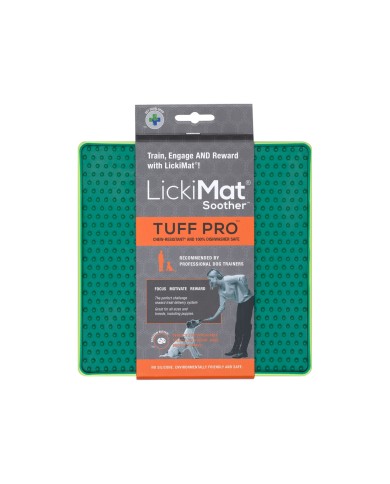 Ciotola per cani Lickimat Verde polipropilene TPR Ciotola per cani Lickimat Verde polipropilene TPR