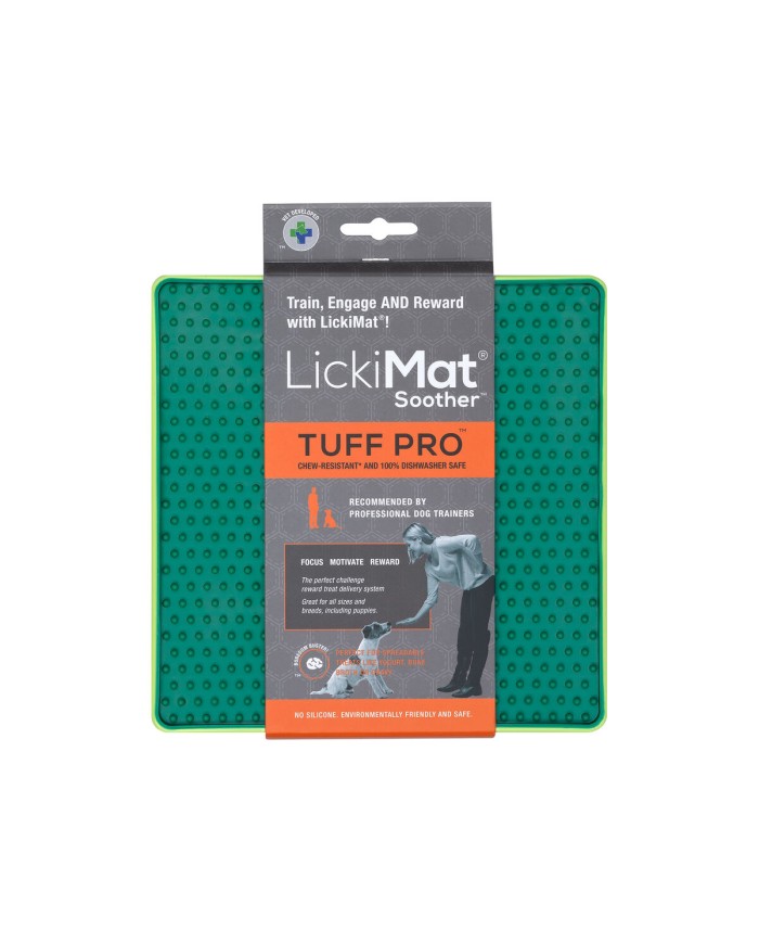 Ciotola per cani Lickimat Verde polipropilene TPR