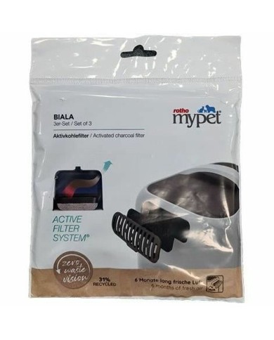 Filtro di Carbone Rotho My Pet 3 Unità Filtro di Carbone Rotho My Pet 3 Unità