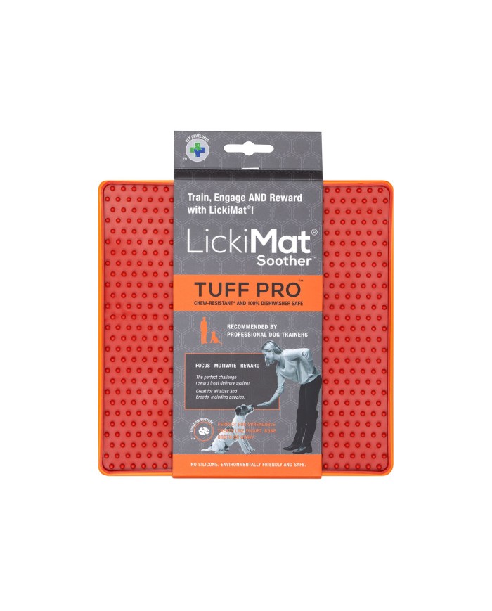 Ciotola per cani Lickimat Orange polipropilene TPR