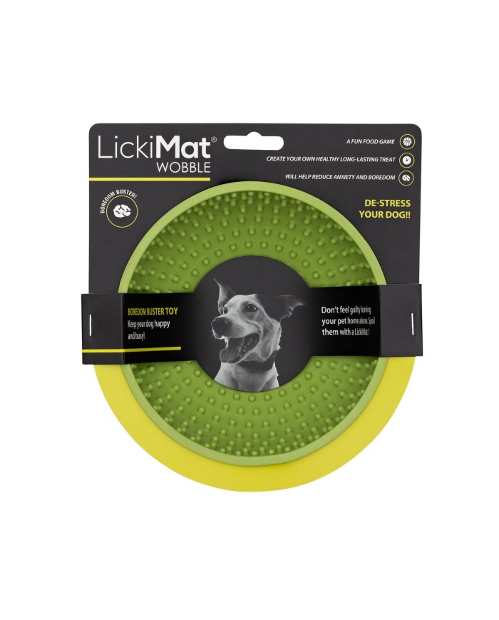 Ciotola per cani Lickimat Verde Gomma Moderno 600 ml