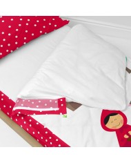 Copripiumino senza Imbottitura HappyFriday Multicolore 90 x 200 cm Cappuccetto Rosso 2 Pezzi