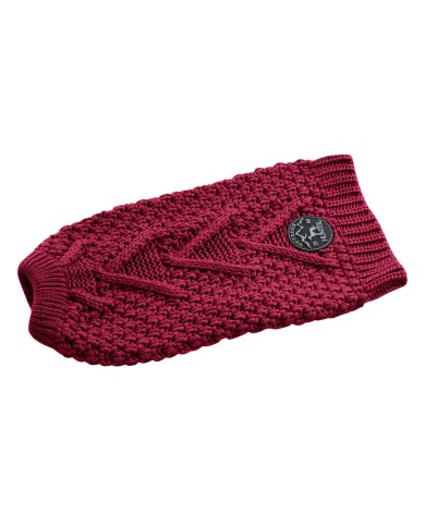 Maglione per Cani Hunter Malmö Bordeaux