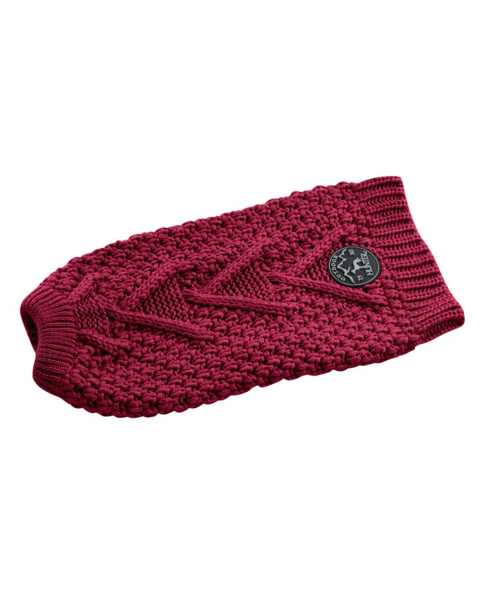 Maglione per Cani Hunter Malmö Bordeaux