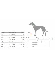 Collare per Cani Hunter Aalborg Marrone 20 32-38 cm