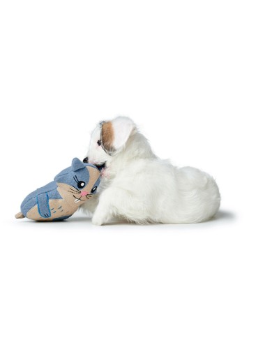 Peluche per cani Hunter Azzurro 100 % Riciclato Criceto