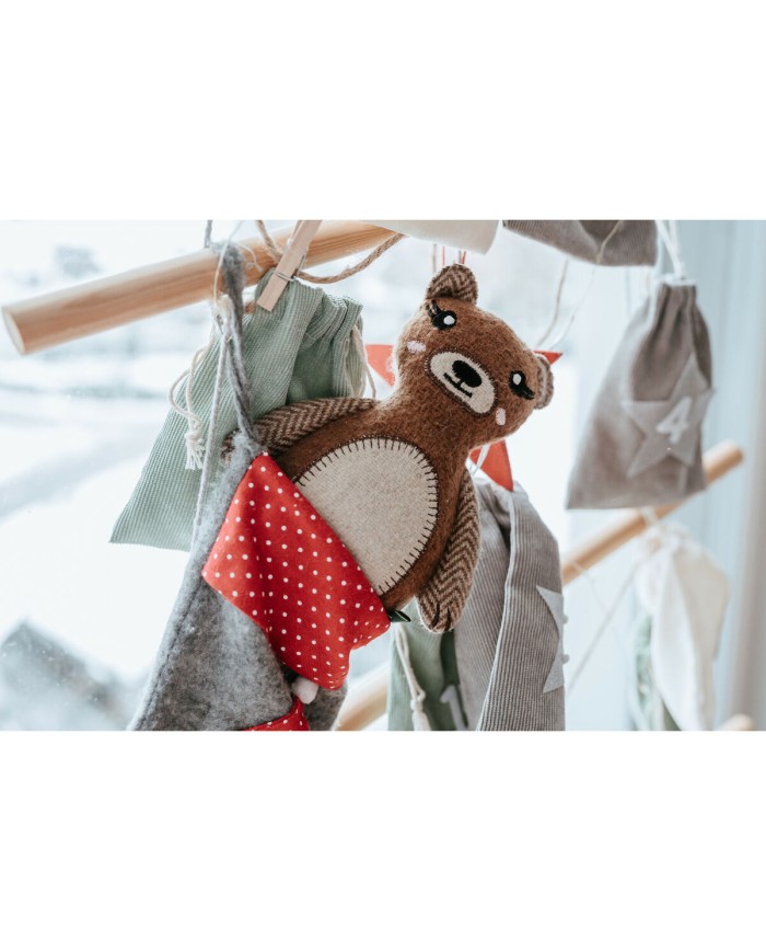 Peluche per cani Hunter Marrone 100 % Riciclato Orso Peluche per cani Hunter Marrone 100 % Riciclato Orso