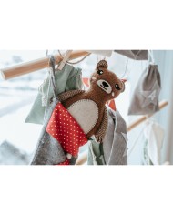 Peluche per cani Hunter Marrone 100 % Riciclato Orso Peluche per cani Hunter Marrone 100 % Riciclato Orso