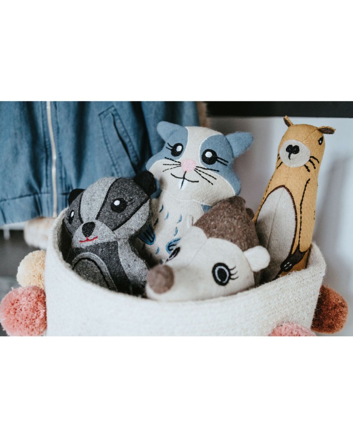 Peluche per cani Hunter Azzurro 100 % Riciclato Criceto