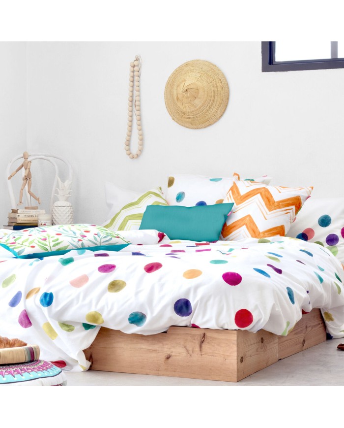 Copripiumino HappyFriday Confetti Multicolore 140 x 200 cm Copripiumino HappyFriday Confetti Multicolore 140 x 200 cm