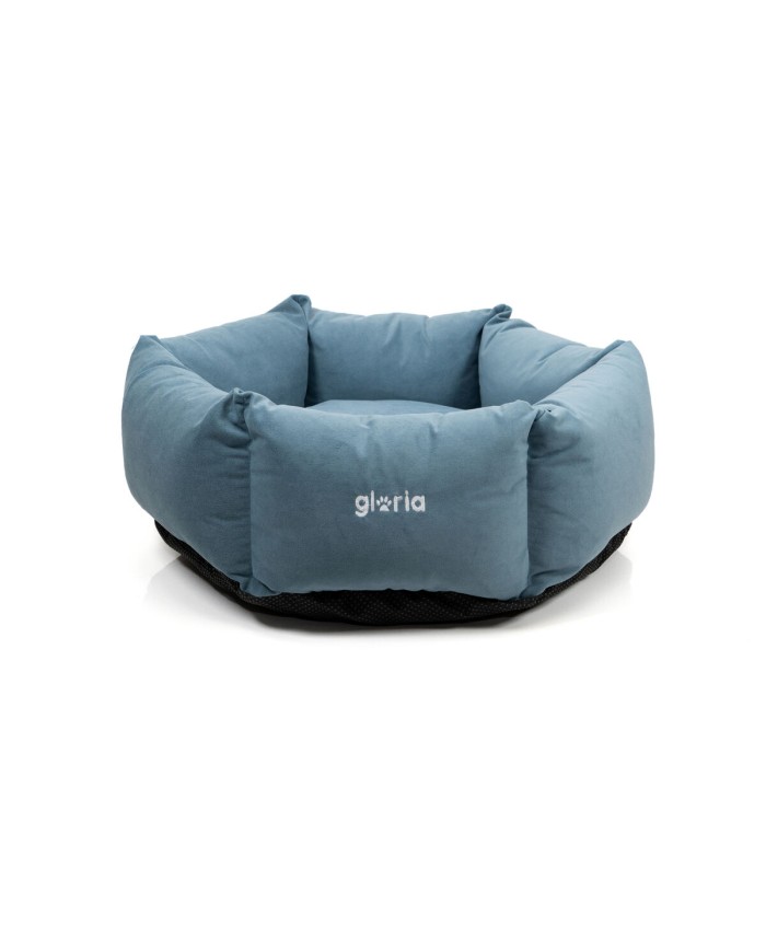 Cuccia per Cani Gloria Hondarribia Azzurro 75 x 75 cm Esagonale Cuccia per Cani Gloria Hondarribia Azzurro 75 x 75 cm Esagonale