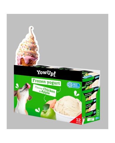 Cibo per Cani YowUp Mela Pollo 12 Unità