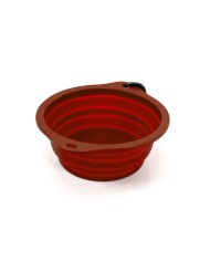 Ciotola Pieghevole per Animali Domestici Gloria Rosso Silicone Alluminio 550 ml Ciotola Pieghevole per Animali Domestici Gloria Rosso Silicone Alluminio 550 ml