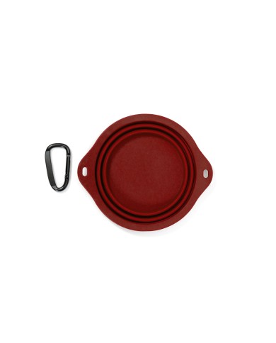 Ciotola Pieghevole per Animali Domestici Gloria Rosso Silicone Alluminio 550 ml Ciotola Pieghevole per Animali Domestici Gloria Rosso Silicone Alluminio 550 ml