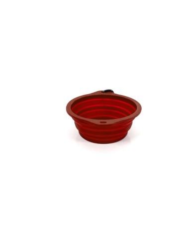 Ciotola Pieghevole per Animali Domestici Gloria Rosso Silicone Alluminio 550 ml Ciotola Pieghevole per Animali Domestici Gloria Rosso Silicone Alluminio 550 ml