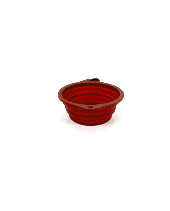 Ciotola Pieghevole per Animali Domestici Gloria Rosso Silicone Alluminio 550 ml Ciotola Pieghevole per Animali Domestici Gloria Rosso Silicone Alluminio 550 ml