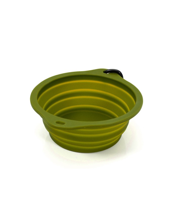 Ciotola Pieghevole per Animali Domestici Gloria Verde Silicone Alluminio 550 ml Ciotola Pieghevole per Animali Domestici Gloria Verde Silicone Alluminio 550 ml