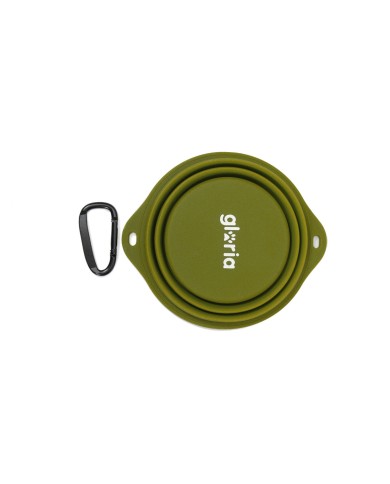 Ciotola Pieghevole per Animali Domestici Gloria Verde Silicone Alluminio 550 ml Ciotola Pieghevole per Animali Domestici Gloria Verde Silicone Alluminio 550 ml