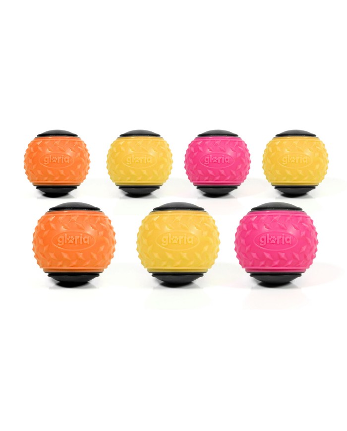 Giocattoli per cani Gloria Multicolore TPR 24 Unità Giocattoli per cani Gloria Multicolore TPR 24 Unità