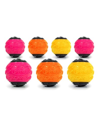 Giocattoli per cani Gloria Multicolore TPR 24 Unità Giocattoli per cani Gloria Multicolore TPR 24 Unità