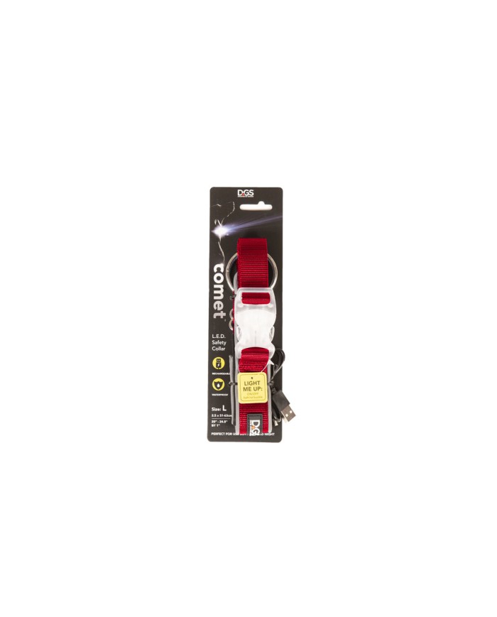 Collare per Cani Dog Gone Smart Rosso L Luce Collare per Cani Dog Gone Smart Rosso L Luce