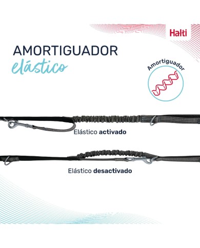 Guinzaglio per Cani Company of Animals Grigio S