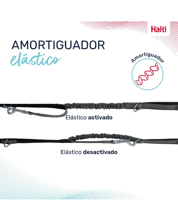 Guinzaglio per Cani Company of Animals Grigio L