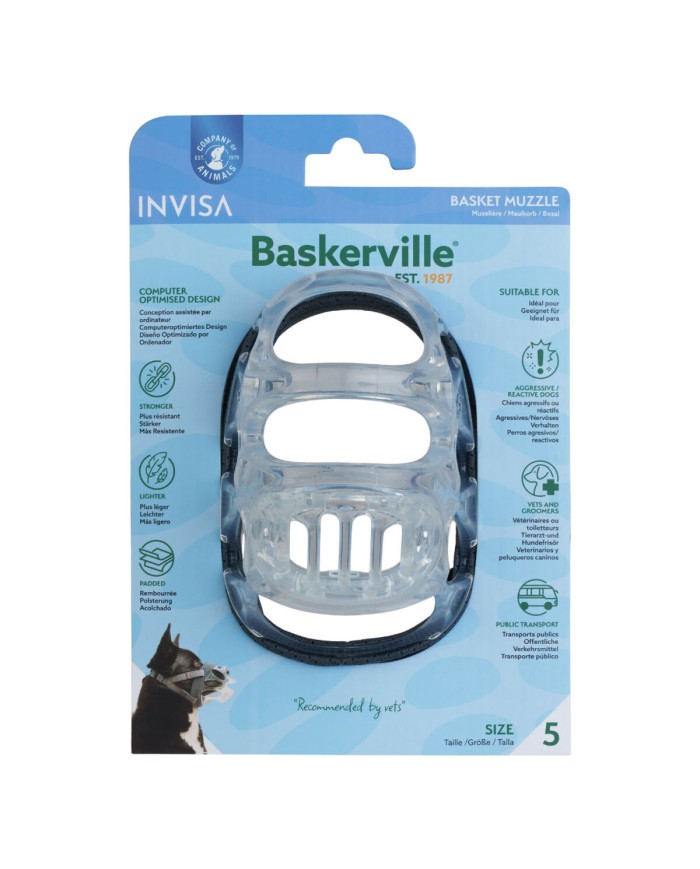 Museruola Company of Animals Trasparente 5