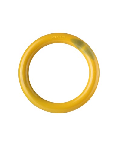 Giocattolo da mordere per cani Nylabone Ring Giallo Sandwich, Hamburger L Giocattolo da mordere per cani Nylabone Ring Giallo Sandwich, Hamburger L