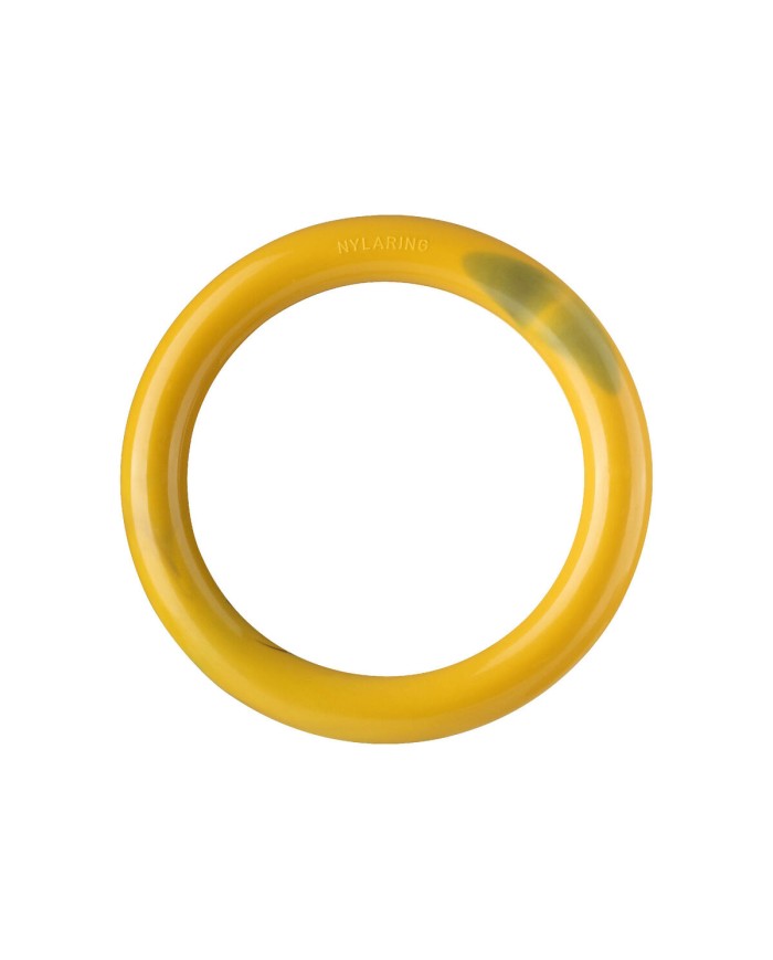 Giocattolo da mordere per cani Nylabone Ring Giallo Sandwich, Hamburger L Giocattolo da mordere per cani Nylabone Ring Giallo Sandwich, Hamburger L