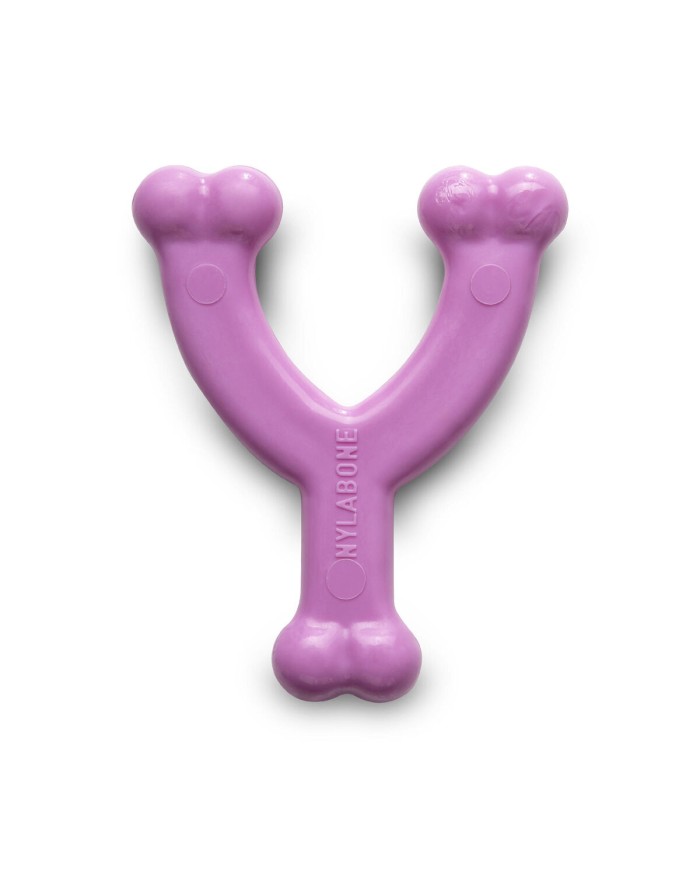Giocattolo da mordere per cani Nylabone WISHBONE Rosa Pollo XS Giocattolo da mordere per cani Nylabone WISHBONE Rosa Pollo XS
