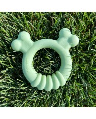 Giocattolo da mordere per cani Nylabone SENSORY TACTILE RING Verde Burro Di Arachidi Pollo S Giocattolo da mordere per cani Nylabone SENSORY TACTILE RING Verde Burro Di Arachidi Pollo S
