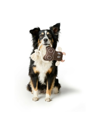 Giocattoli per cani Hunter Nebraska Marrone Mucca Giocattoli per cani Hunter Nebraska Marrone Mucca
