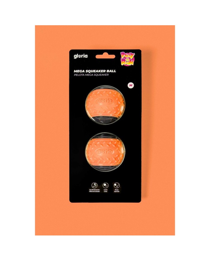 Palla per Animali Domestici Gloria PLAY AND RUN Arancio TPR M 6,35 cm 2 Unità Palla per Animali Domestici Gloria PLAY AND RUN Arancio TPR M 6,35 cm 2 Unità