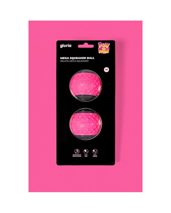 Palla per Animali Domestici Gloria PLAY AND RUN Rosa TPR M 6,35 cm 2 Unità Palla per Animali Domestici Gloria PLAY AND RUN Rosa TPR M 6,35 cm 2 Unità