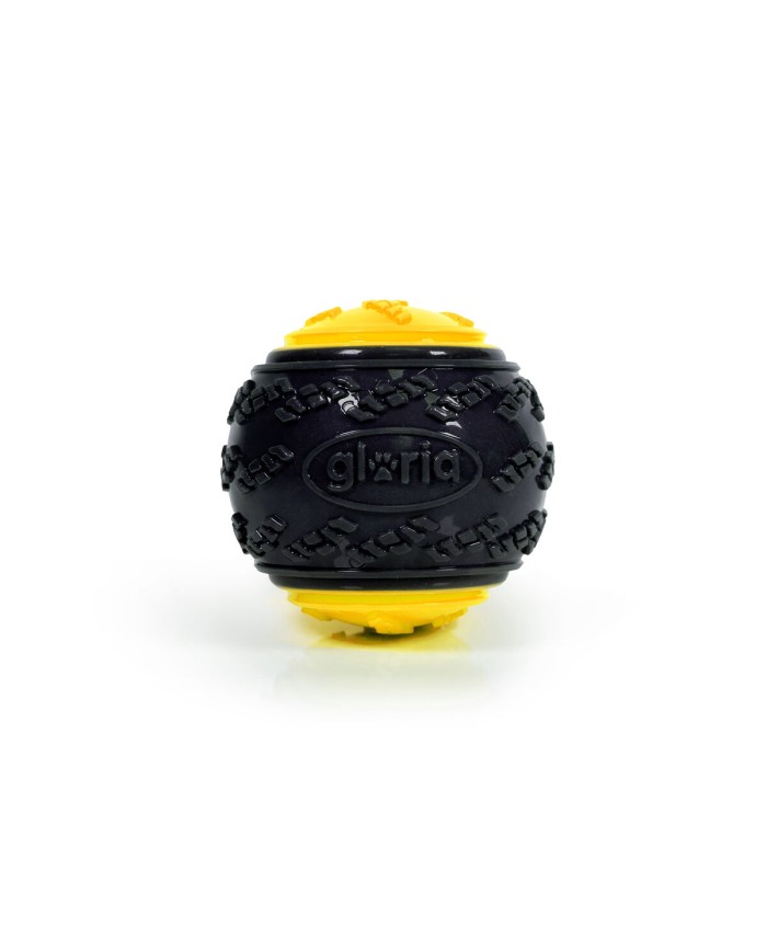 Palla per Animali Domestici Gloria PLAY AND RUN Giallo TPR L 8,89 cm