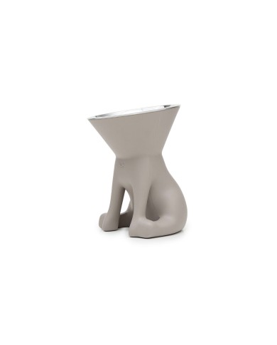 Ciotola per cani United Pets Up Elisabeth Grigio Acciaio inossidabile Polietilene 1 L Ciotola per cani United Pets Up Elisabeth Grigio Acciaio inossidabile Polietilene 1 L