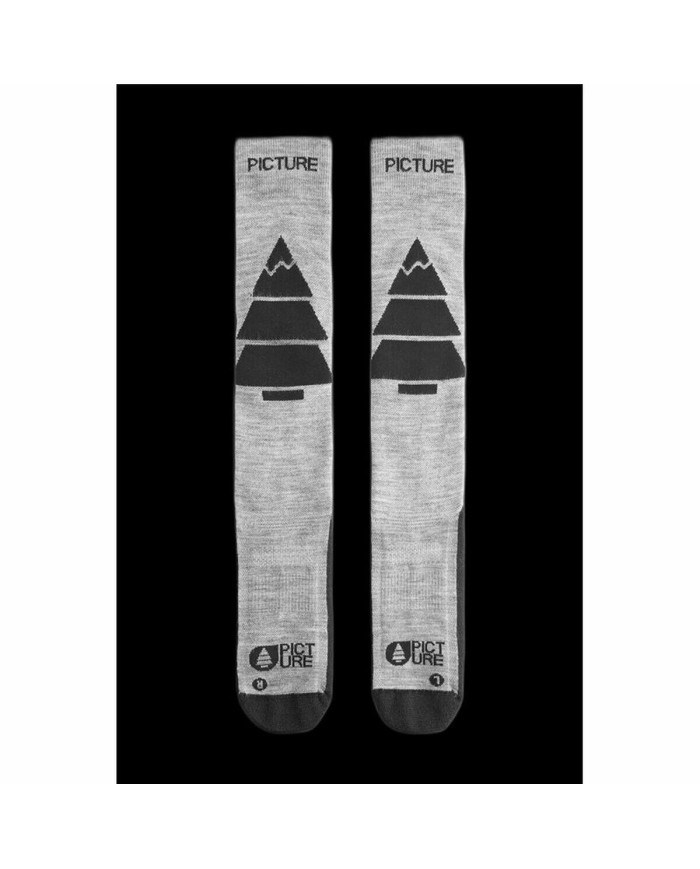 Calzini Sportivi Picture Wooling Ski Nero/Grigio Grigio scuro Calzini Sportivi Picture Wooling Ski Nero/Grigio Grigio scuro