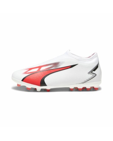 Scarpe da Calcio per Bambini Puma Ultra Match Ll MG Bianco Scarpe da Calcio per Bambini Puma Ultra Match Ll MG Bianco