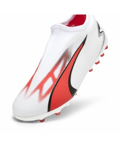 Scarpe da Calcio per Bambini Puma Ultra Match Ll MG Bianco Scarpe da Calcio per Bambini Puma Ultra Match Ll MG Bianco