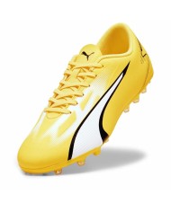 Scarpe da Calcio per Adulti Puma Ultra Play MG Giallo