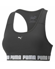 Reggiseno Sportivo Puma Mid Impact Puma Stro Nero Reggiseno Sportivo Puma Mid Impact Puma Stro Nero