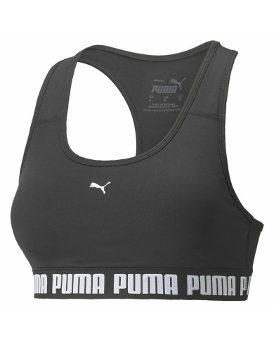 Reggiseno Sportivo Puma Mid Impact Puma Stro Nero Reggiseno Sportivo Puma Mid Impact Puma Stro Nero