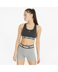 Reggiseno Sportivo Puma Mid Impact Puma Stro Nero Reggiseno Sportivo Puma Mid Impact Puma Stro Nero