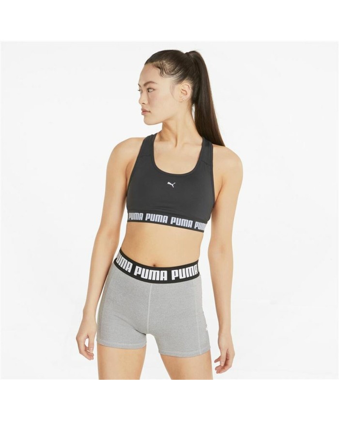 Reggiseno Sportivo Puma Mid Impact Puma Stro Nero Reggiseno Sportivo Puma Mid Impact Puma Stro Nero