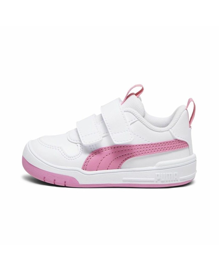 Scarpe Sportive per Bambini Puma Multiflex Sl V Bianco Rosa
