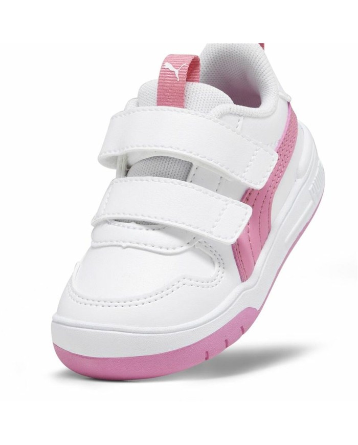 Scarpe Sportive per Bambini Puma Multiflex Sl V Bianco Rosa