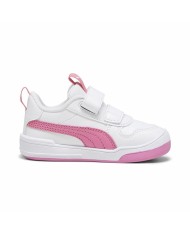 Scarpe Sportive per Bambini Puma Multiflex Sl V Bianco Rosa