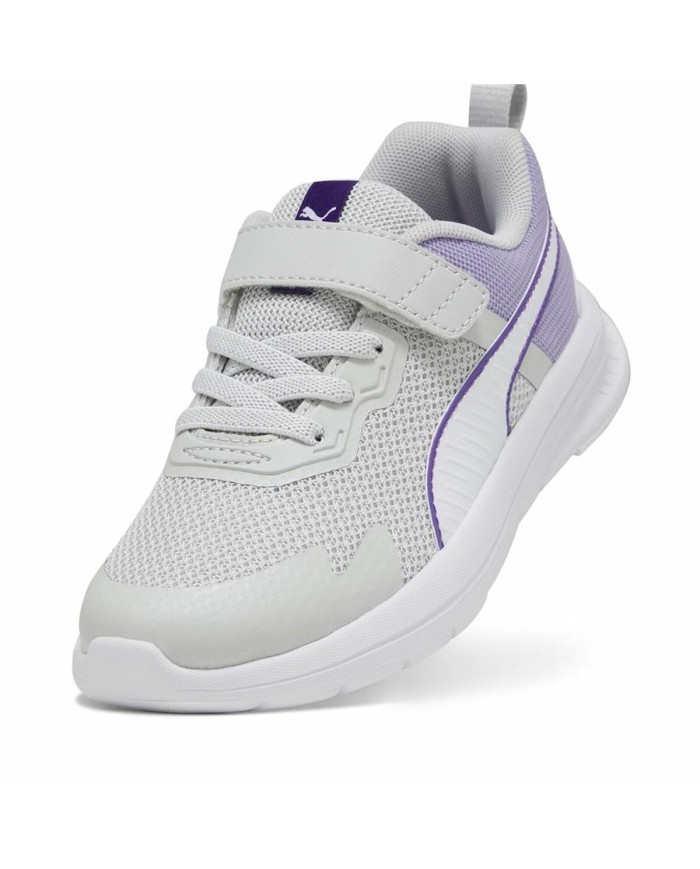 Scarpe Sportive per Bambini Puma Evolve Run Mesh Grigio chiaro Scarpe Sportive per Bambini Puma Evolve Run Mesh Grigio chiaro